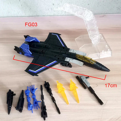 JINBAO FG0103 FG04 Starscream Skywarp Thundercracker F-15 Deformation Robot Action Figure Model – Anime Transformer Toy Set