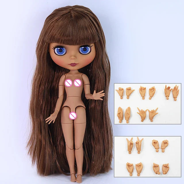 ICY DBS Blythe Doll 1/6 BJD – 30cm Joint Body Set with Random Eyes, Anime Girl Toy Gift