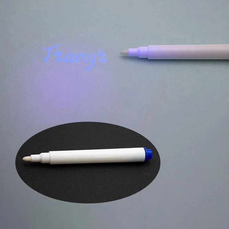 Monochrome UV Invisible Ink Pen — Creative Ultraviolet Magic Highlighter for Kids Party Favors & Gifts