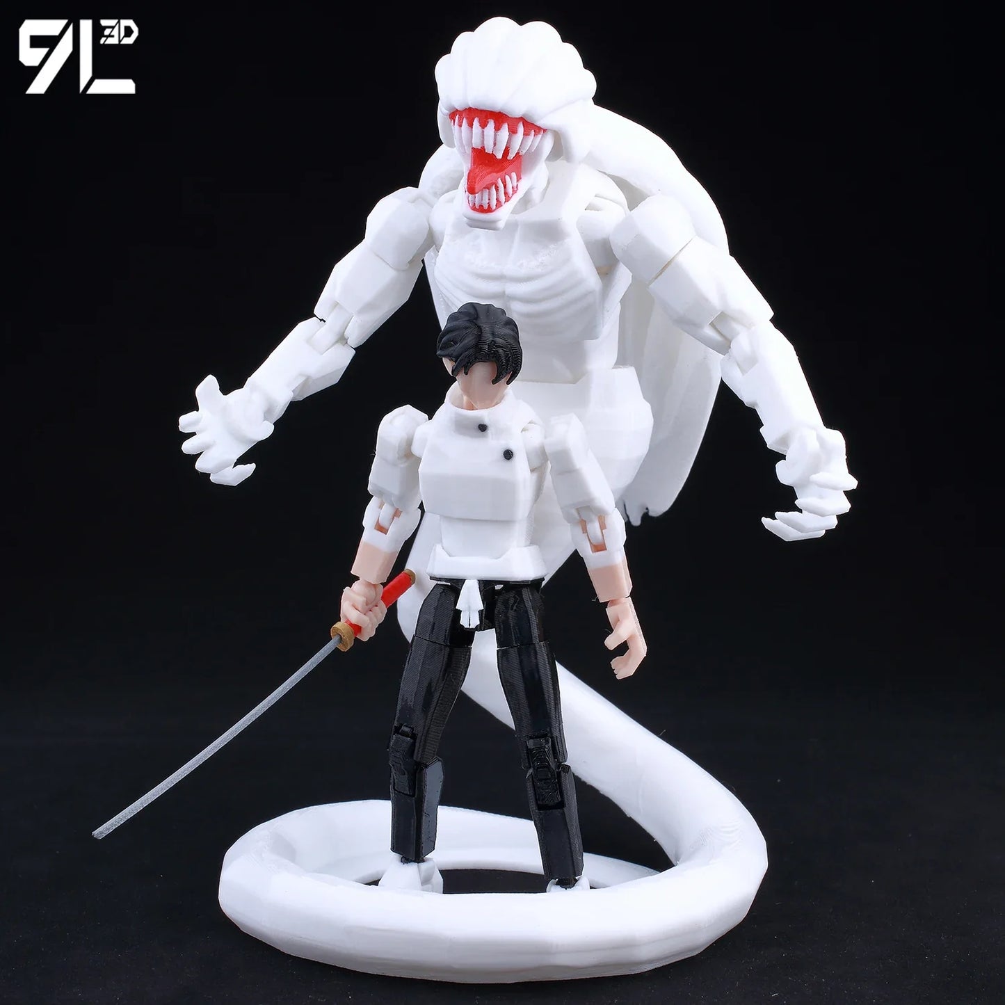 9L3D Printed Anime Action Figures — Jujutsu Kaisen Sukuna, Yuji, Yuta, Satoru Gojo Movable Mannequin Toys