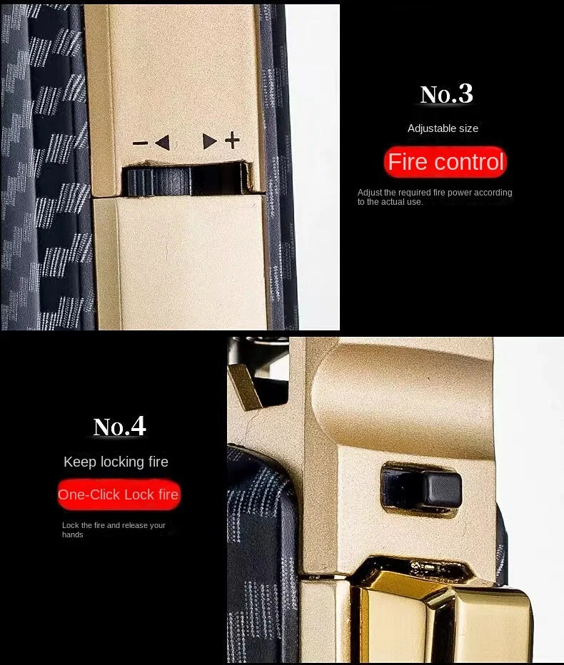 New JOBON Windproof Pen Jet Butane Lighter — Metal Airbrush Torch for Cigar, BBQ & Kitchen