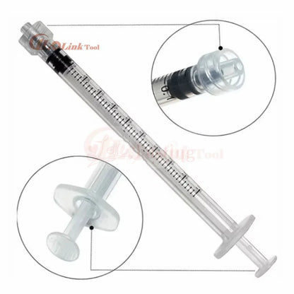20pcs Luer Lock Plastic Syringes (1ML-100ML) - Nutrient Syringe Tools, Sampler & Measure Parts