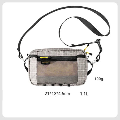 Waterproof UHMWPE Waist Fanny Pack – 1.1L Lightweight Hip Bag for Cycling, Running, Hiking & Outdoor Sports, 70g