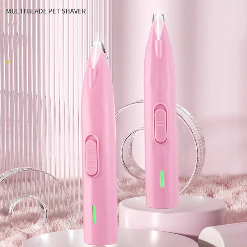 Professional Electric Dog Hair Trimmer: Pet Foot Hair Cutter for Dogs and Cats - Grooming Hairdresser Scissors with Butt and Ear Pedicating Capabilities