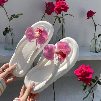 EVA Butterfly Flip Flops - Anti-Slip Summer Beach & Vacation Sandals