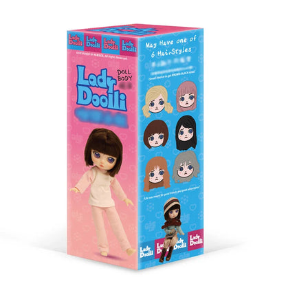 Lady Doolli 1/12 BJD Dolls Blind Box – 15cm Ob11 Mystery Anime Figure Toy, Kawaii Designer Gift