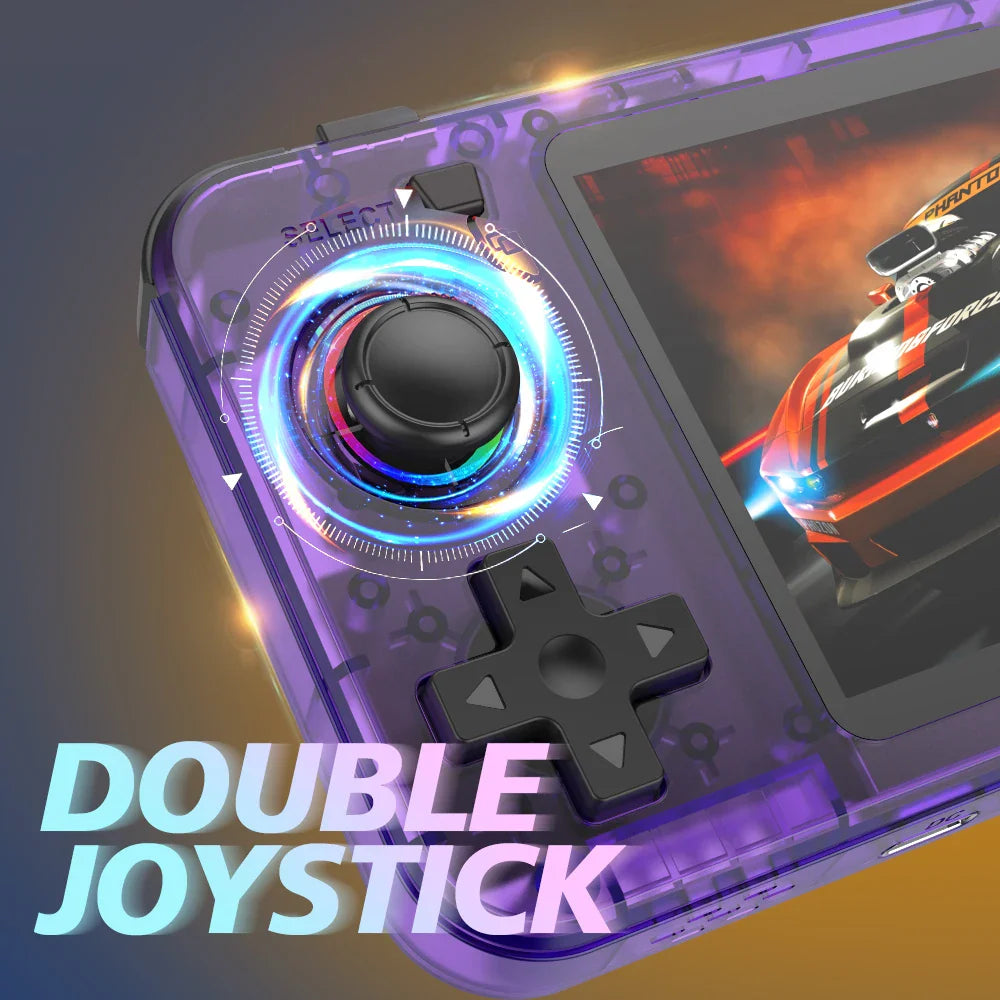 New R36H Retro Handheld Game Console – 3.5" IPS Portable Player with 64GB Card & 15,000 Built-in Games