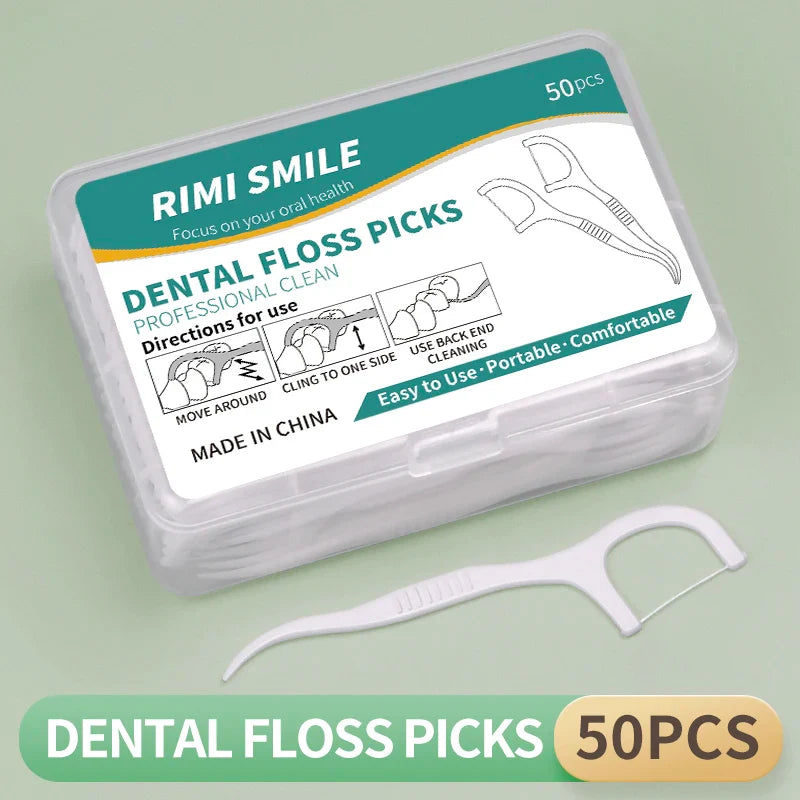 50/150/300/600/1000 PCS Dental Floss Sticks - Oral Care Tools for Effective Cleaning