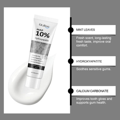 Whitening Toothpaste with Hydroxyapatite – Enamel Repair, Stain Removal & Fresh Breath