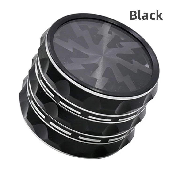 63mm Four-Layer Lightning Metal Grinder — Tobacco & Cigarette Crusher Crusher Tool