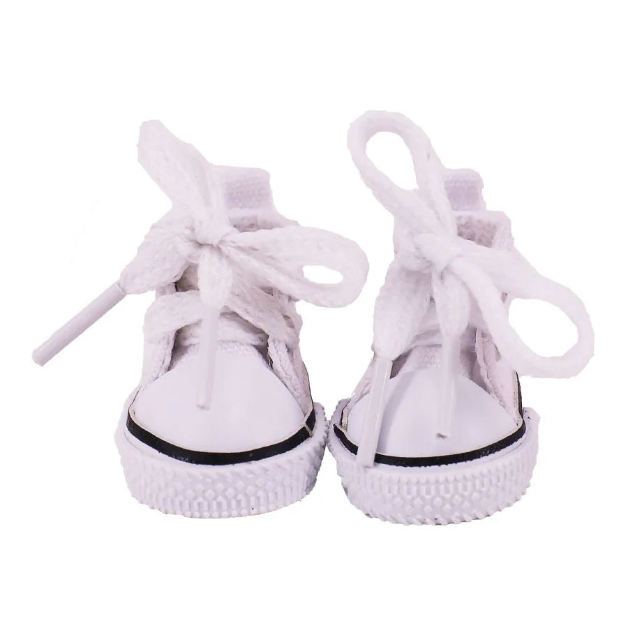 3.8cm Canvas Martin Boots for 17cm Labubu Kpop Dolls | Plush Doll Shoes Accessories & Holiday Gift