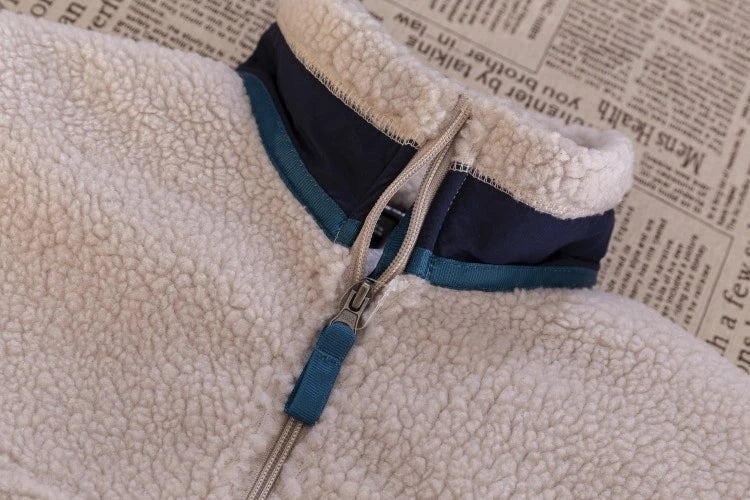 Motorcycle Outdoor Wool Jacket – Unisex Double-Sided Thick Plush Rider Suit, Windproof & Warm Lambing Wool Fashion Jacket