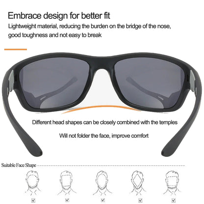 NEWBOLER Polarized Fishing Sunglasses: Men's Driving Shades for Hiking & Fishing - Classic Sun UV400 Eyewear