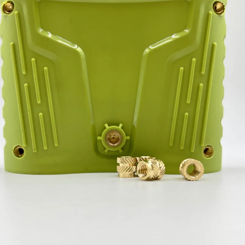 Brass Insert Nut Set M2–M6 – Knurled Hot Melt Threaded Copper Nuts for 3D Printing & Injection Molding