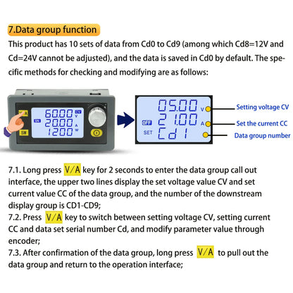 DC 6-70V XY6020L Buck Converter Module – Digital Step-Down Power Supply with Constant Voltage & Current Control