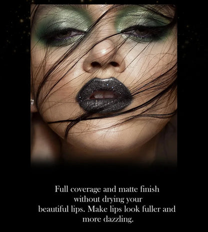7-Color Glitter Lipstick – Waterproof, Long-Lasting Diamond Pearlescent Metallic Lip Gloss for Women