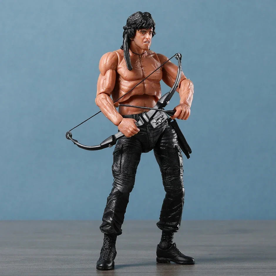 NECA Rambo SDCC 2015 Action Figure — Force of Freedom Handmade Model Toy Doll