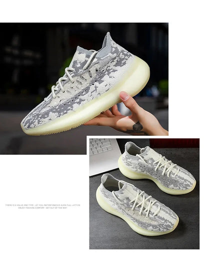Maitian Emperor 380 Coconut Sneakers – Genuine Soft Breathable Casual Sports Shoes for Men & Women, Size 35-46