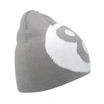 Y2K Letter Knitted Beanie Cap – Unisex Winter Autumn Warm Ski Skullcap, Hip Hop Streetwear Ear Cover Hat for Men & Women