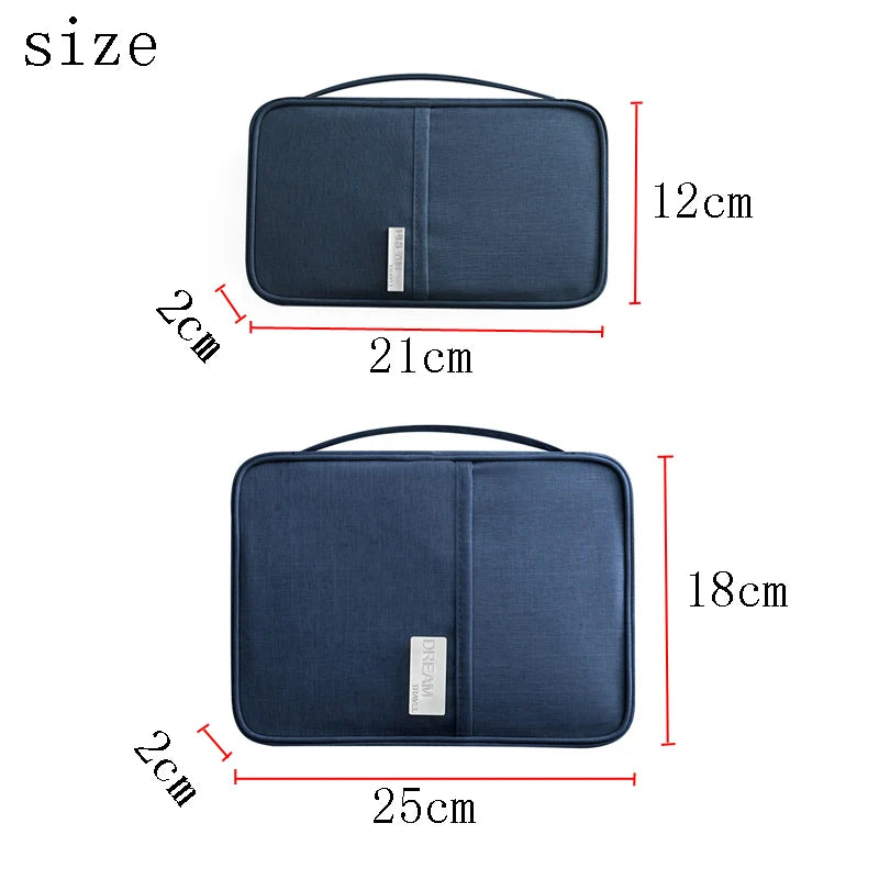 Creative Waterproof Travel Wallet: Family Passport Holder & Document Organizer - Essential Travel Accessories