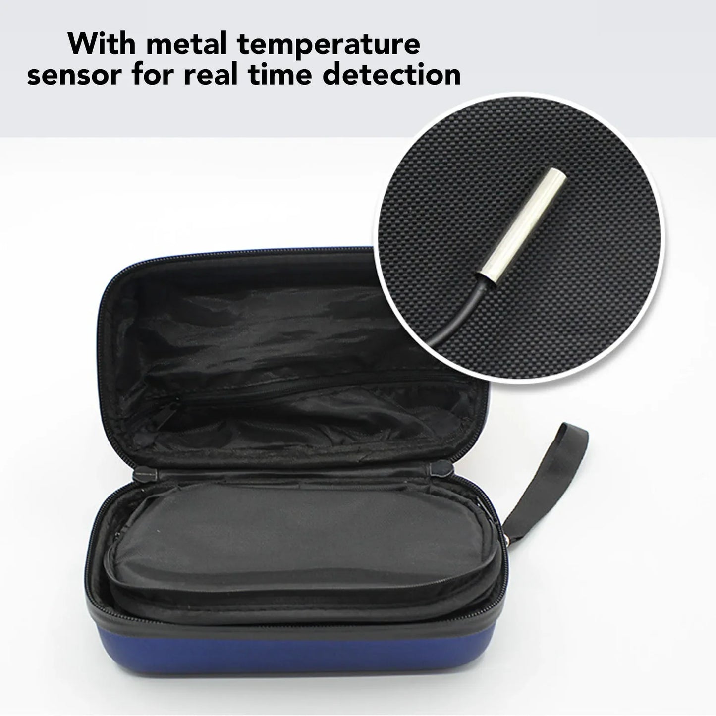 Compact Insulin Cooler Travel Case with Temperature Display and Heat Insulation for Diabetic Supplies