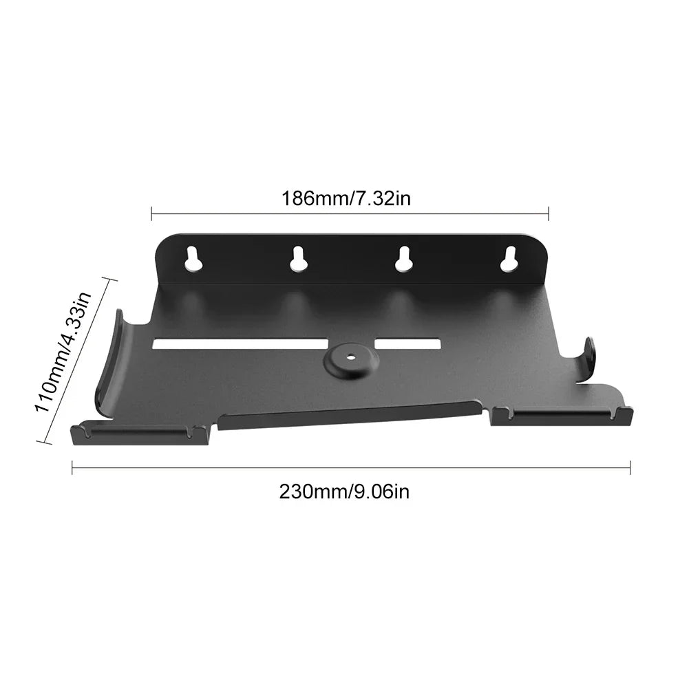 Wall Mount Bracket Display Stand for PS5 Slim - Controller Holder and Wall Hanging Stand for Digital and Disc Editions