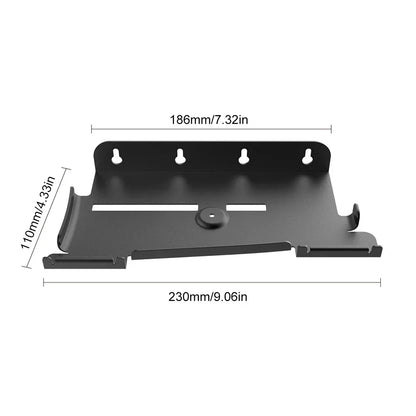 Wall Mount Bracket Display Stand for PS5 Slim - Controller Holder and Wall Hanging Stand for Digital and Disc Editions