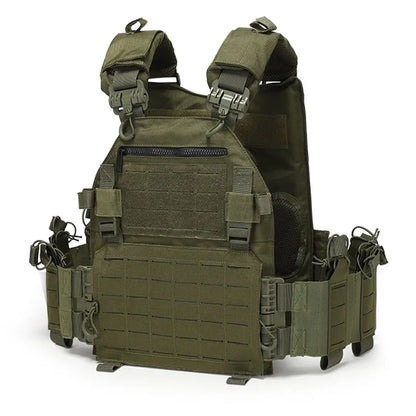 Outdoor Training Vest – Multi-Functional Waterproof MOLLE Expansion Quick-Release Wear-Resistant Tactical Vest