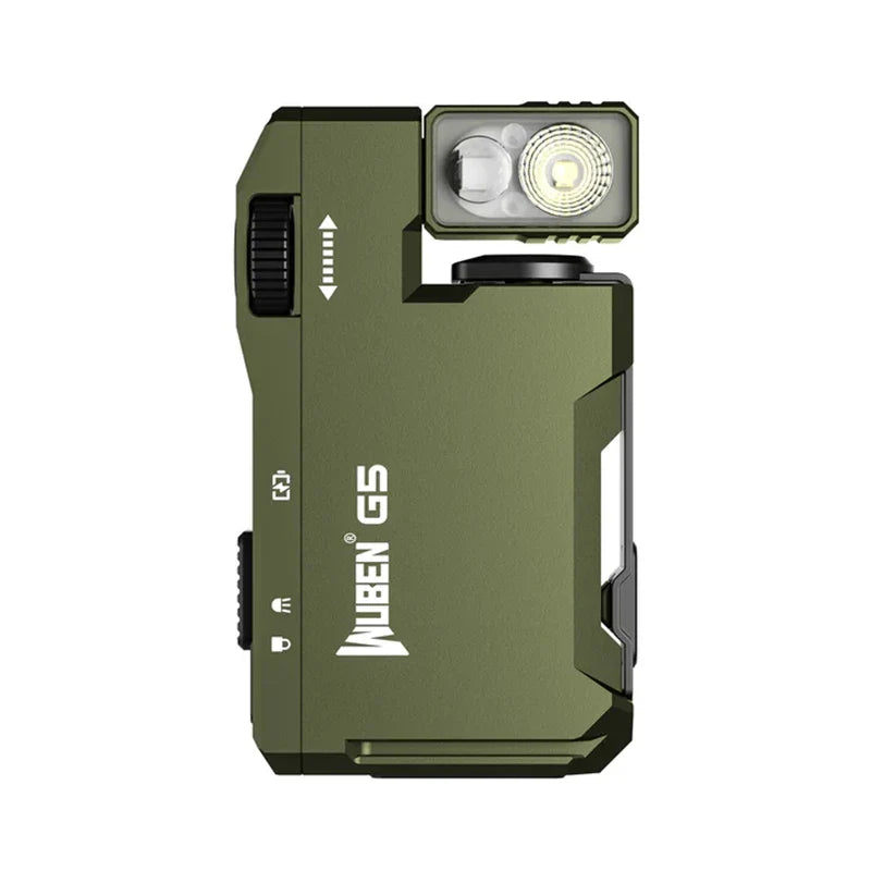 WUBEN G5 EDC Flashlight – 400 Lumens Portable Waterproof Pocket Torch with 180° Rotating Head & Magnetic Tail for Outdoor Use
