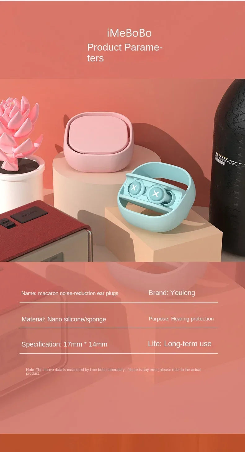 New Silicone Earplugs for Sleep – Soft Noise Cancelling, Soundproof Foam with Slow Rebound Protection