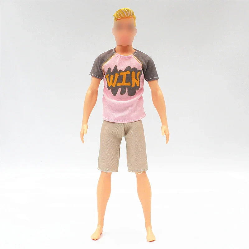 30cm Doll Clothing Set — Men’s Multi-Style Sports Outfit for Boyfriend Dolls