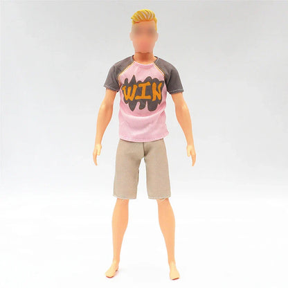 30cm Doll Clothing Set — Men’s Multi-Style Sports Outfit for Boyfriend Dolls