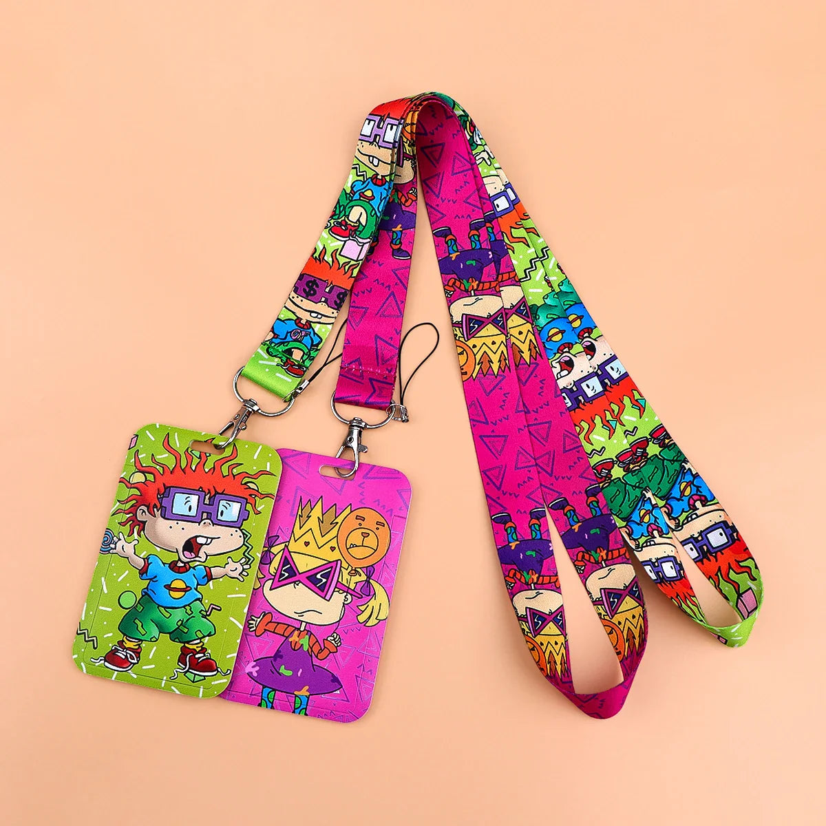Animated Comedy Lanyard — Key Neck Strap for ID Card, Cell Phone, Badge Holder, Keychain Accessories & Gifts