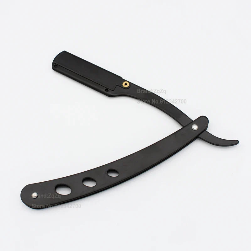 ZqZq 10 Shaving Blades – Straight Edge Razor for Haircut, Beard, Eyebrow Shaving & Manual Depilation