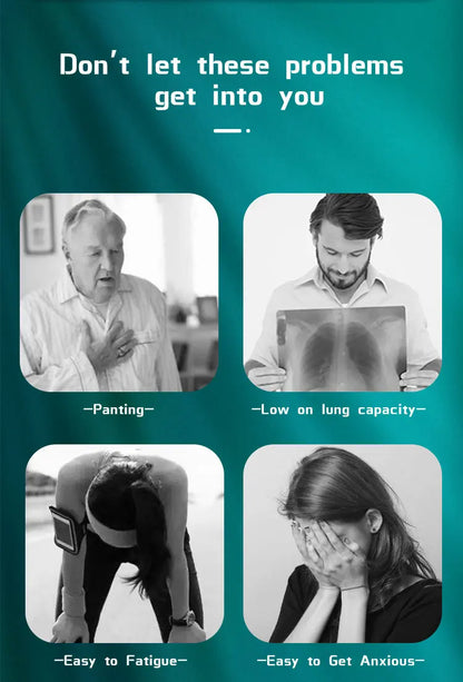 Smart Breathing Trainer Device with App — Breath Monitor for Lung Strength and Exercise
