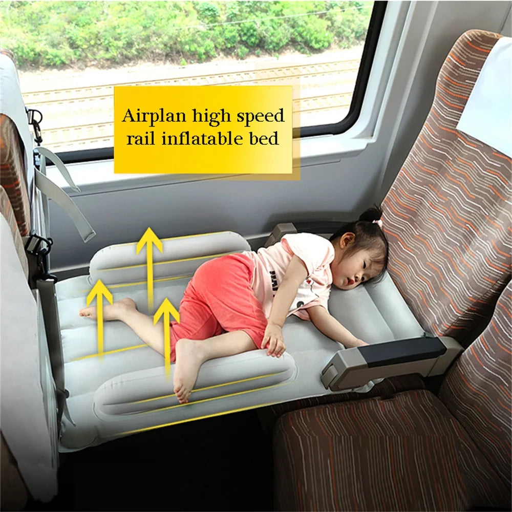 Baby & Child Inflatable Air Mattress – Travel Car, Plane & Train Back Seat Sleeping Bed