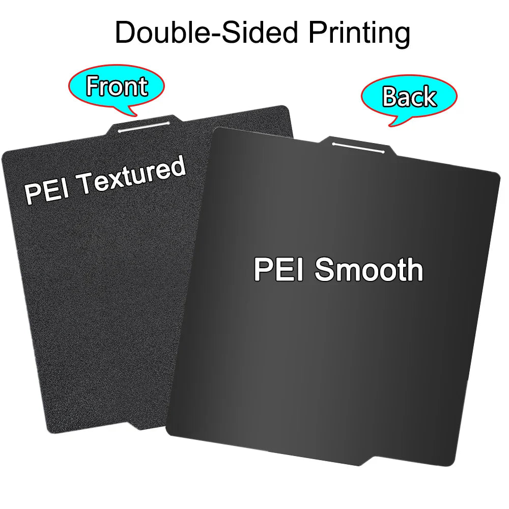 Smooth PEI Build Plate for Bambu Lab X1C, P1P, P1S & A1 – PEO/PET Heatbed Platform for 3D Printer Printing Surface