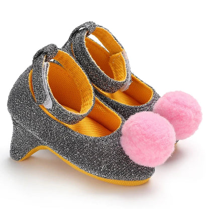 Infant Pre-Walker Princess Shoes - Baby Girls Bow Party Walking Footwear
