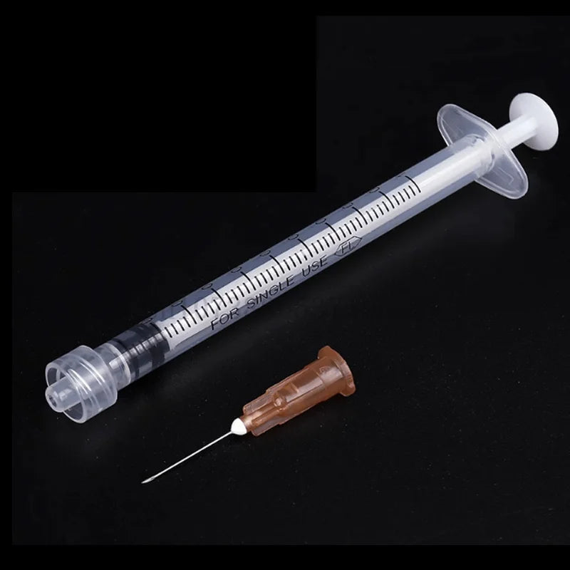 1ml Luer Syringes Kit with 30G–34G Needles (2.5–4mm) – Sharp Precision Injection & Tattoo Tool Set
