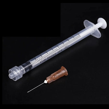 1ml Luer Syringes Kit with 30G–34G Needles (2.5–4mm) – Sharp Precision Injection & Tattoo Tool Set