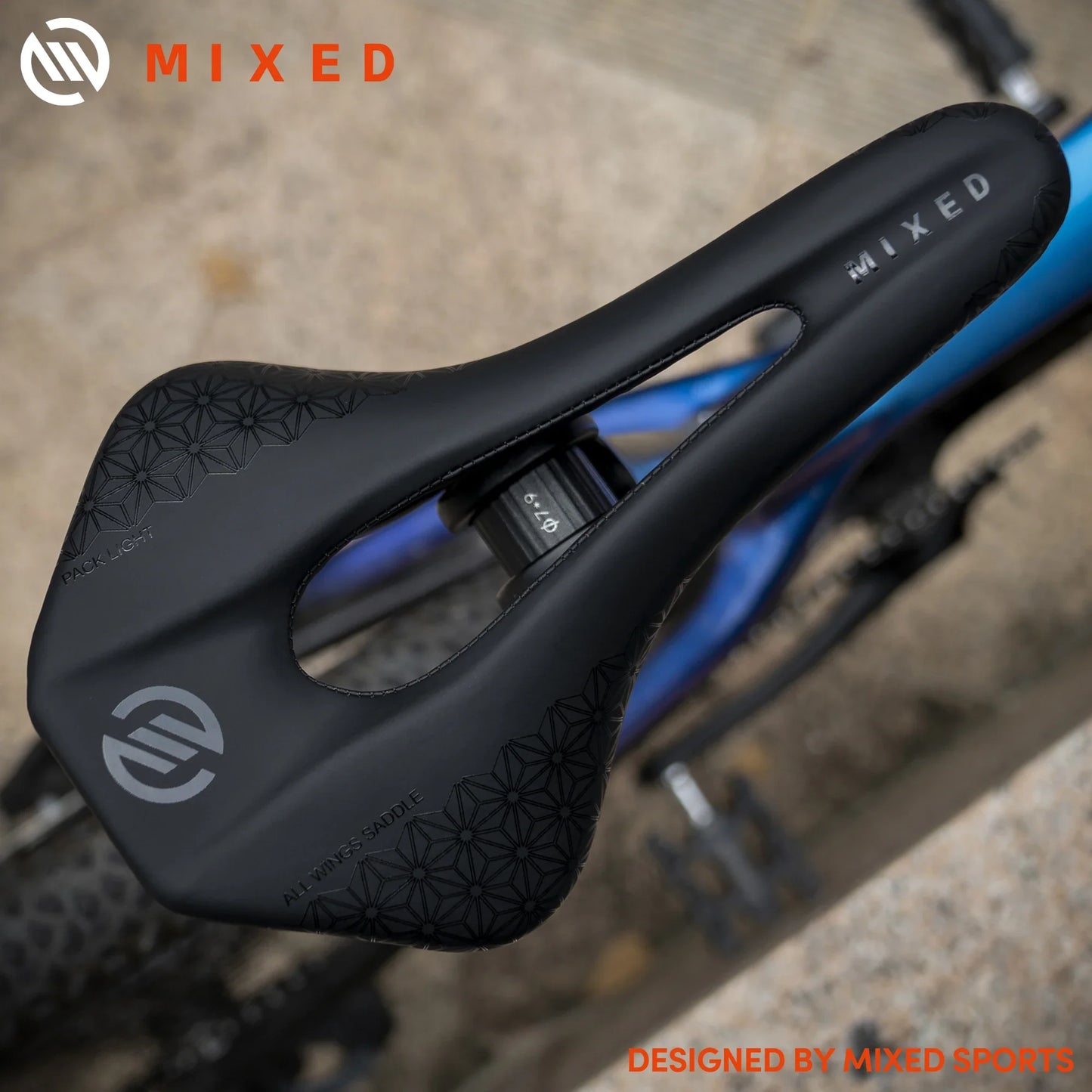 5D Ultra Pack Lightweight Bike Saddle | MIXED Full Carbon Fiber | 143mm, 135g | Road & MTB Mountain Bicycle Seat