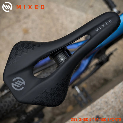 5D Ultra Pack Lightweight Bike Saddle | MIXED Full Carbon Fiber | 143mm, 135g | Road & MTB Mountain Bicycle Seat