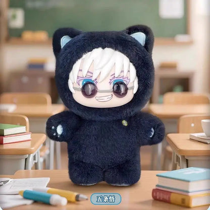 New Genuine Kawaii Jujutsu Kaisen 2 Cat Ear Plushie – Blind Box Anime Toy, Room Decoration & Collectible Festival Gift