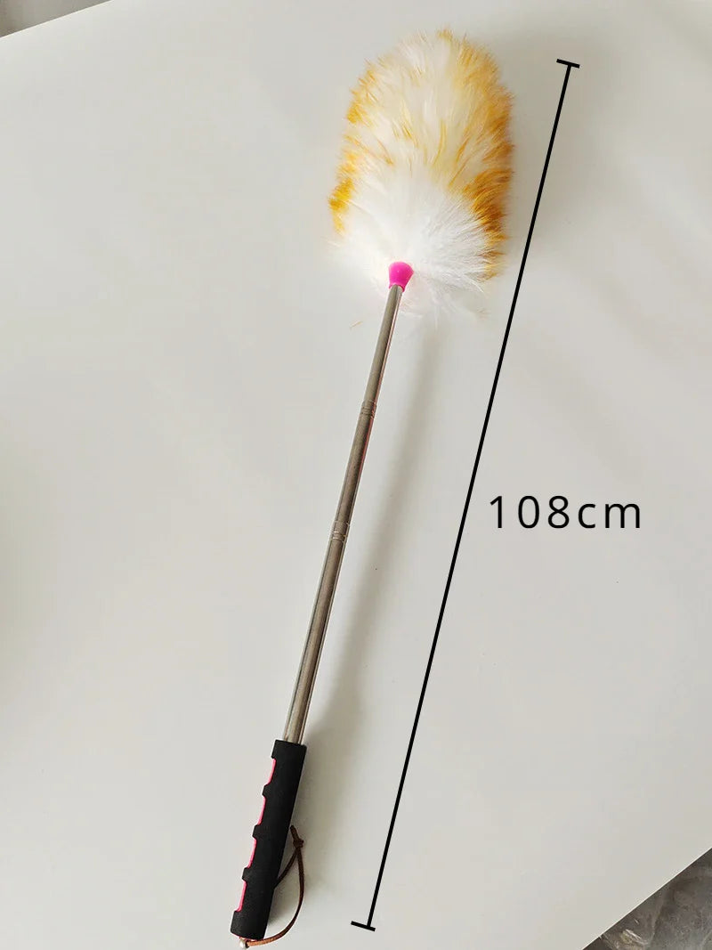Scalable Wool Duster Brush — Household & Car Cleaning Tool, Washable Dust Sweeper for Home Use