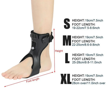 Knob Adjustment Plantar Fasciitis Splint Brace - Airbag Dorsal Drop Foot Orthopedic Support