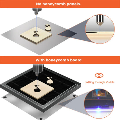 ACMER Laser Cutting Honeycomb Table – 300x300/330x330/400x400/440x440mm for CO2 & Diode Laser Engraver Machines