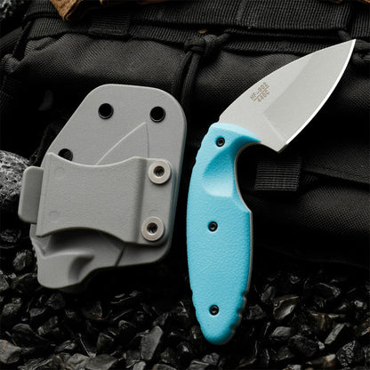 Fixed Blade Outdoor Survival Knife - Portable Camping Emergency Knife for Adventure & Survival