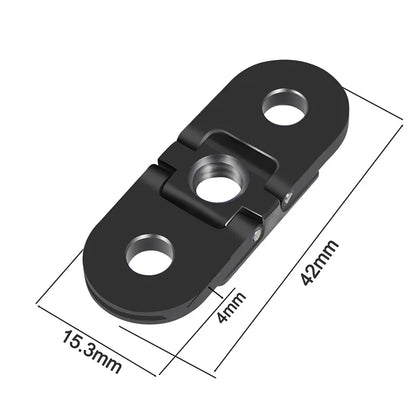 Metal Tripod Mount Adapter for GoPro Hero 9-13 – 1/4" Hole Base for Action Camera, Tripod & Monopod Accessories