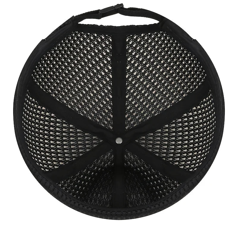 Outdoor Sport Mesh Cap - Breathable Adjustable Summer Hip-Hop Cycling Docker Beanie Hat