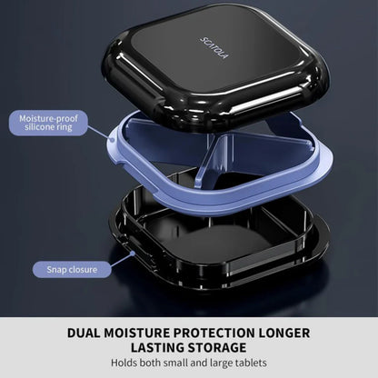 Portable Orthodontic Braces Case – Slim Mouth Guard & Denture Holder with Lid for Teeth Aligners